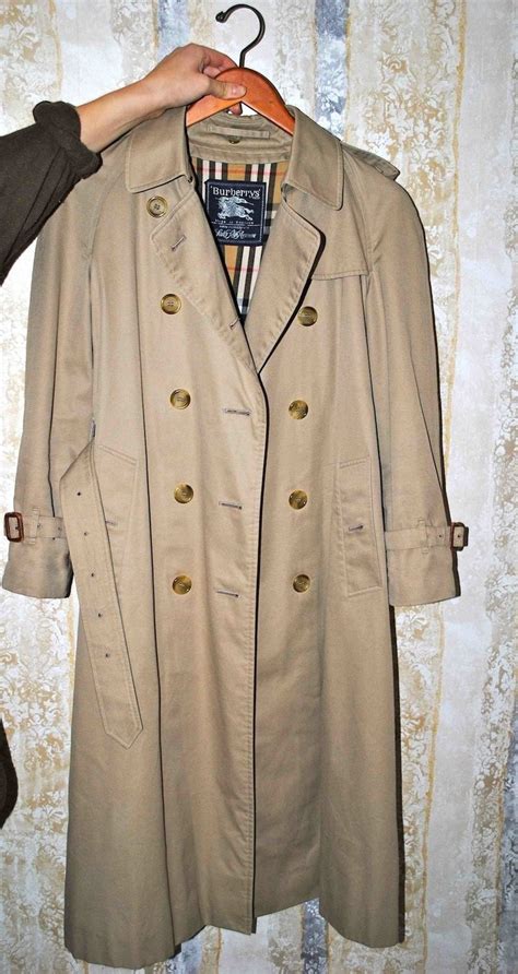 burberry vintage trench coat sizing